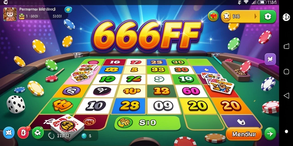 Tampilan gameplay seru dalam permainan Bingo 666FF.