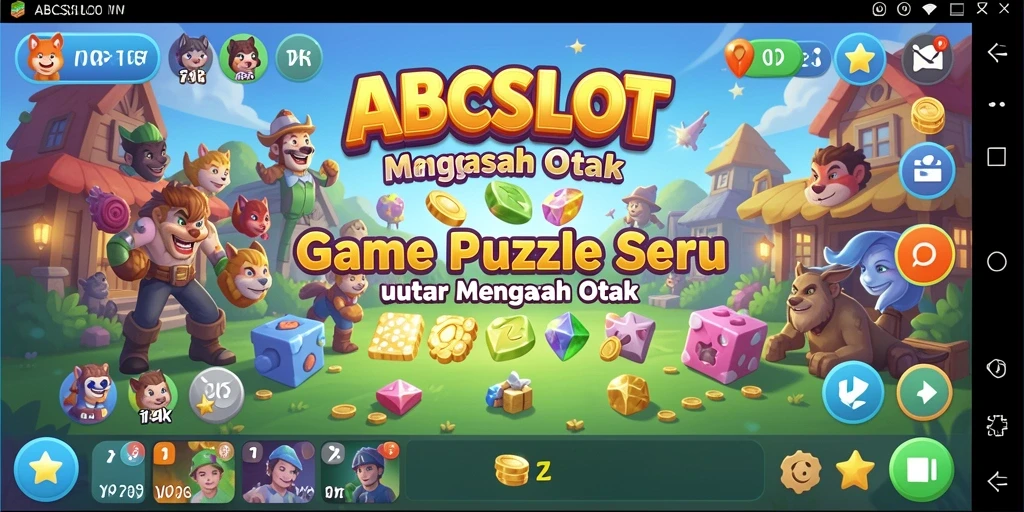 Screenshot gameplay ABCSLOT yang menampilkan tantangan puzzle yang menarik.