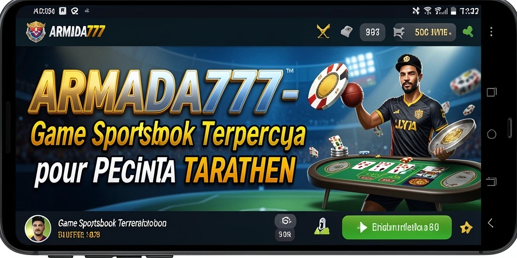 Tampilan screenshot ARMADA777 yang menampilkan aksi taruhan olahraga.