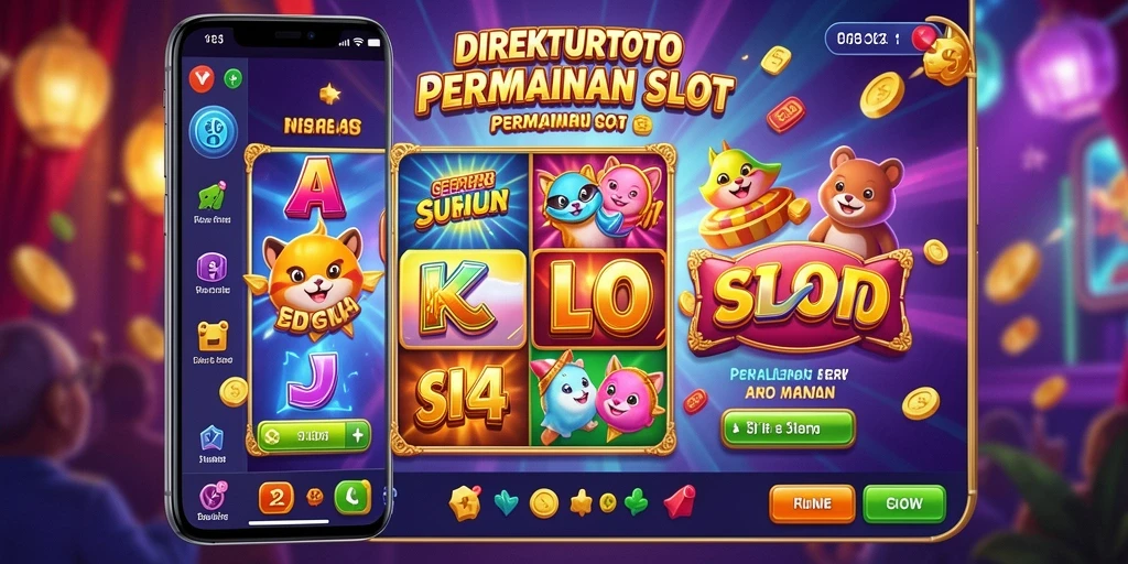 Gameplay menarik dalam aplikasi Slot DIREKTURTOTO yang memukau.