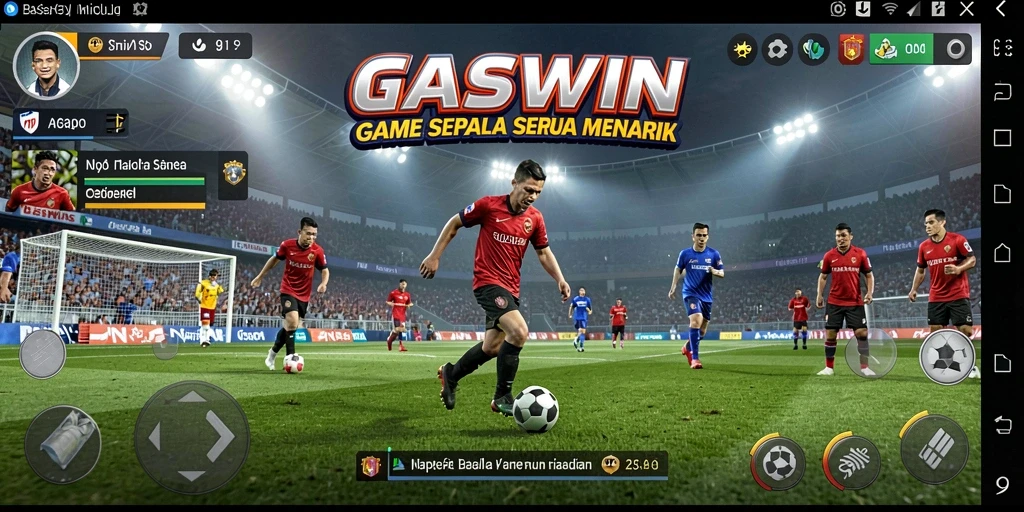 Tampilan gameplay yang seru dan realistis di GASWIN.