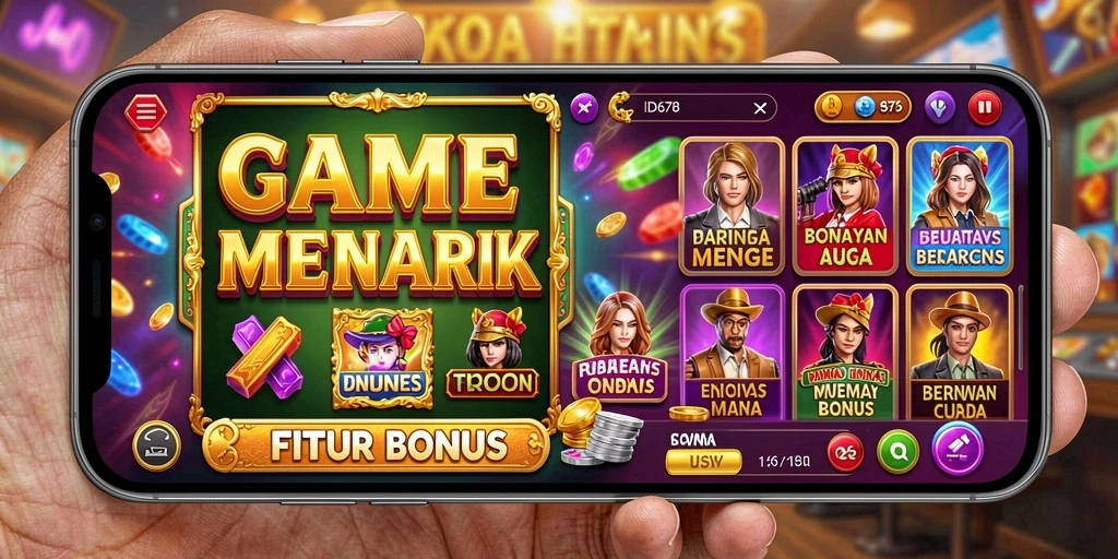 Screenshot gameplay ID678 yang menampilkan keseruan permainan Slot.