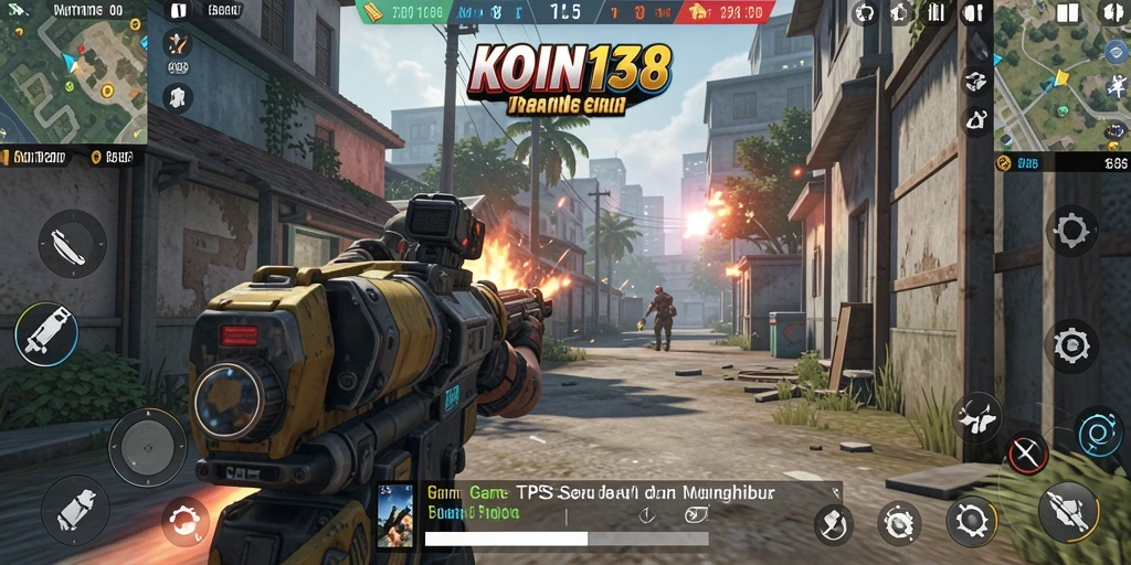 Tampilan aksi seru dalam gameplay KOIN138