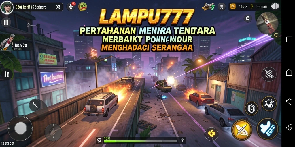 Screenshot LAMPU777 menampilkan gameplay menara yang seru dan strategis.