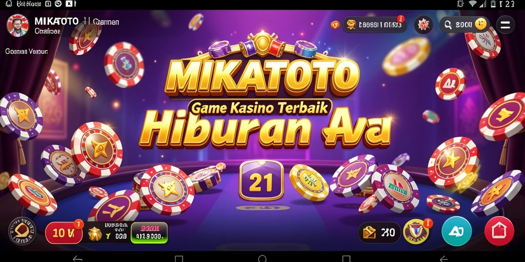 Tampilan permainan Kasino MIKATOTO yang menarik dan menantang.