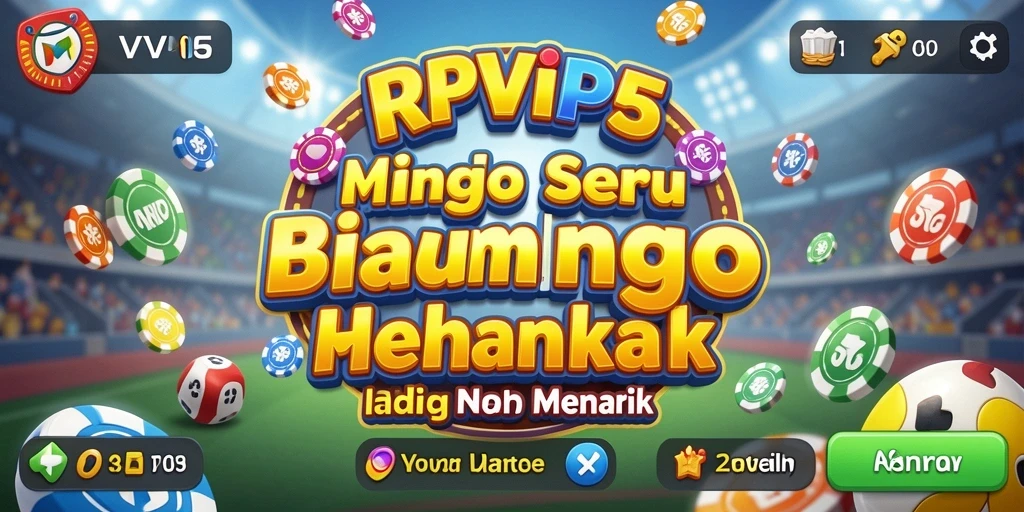 Screenshot utama RPVIP5 menampilkan keseruan permainan Bingo.