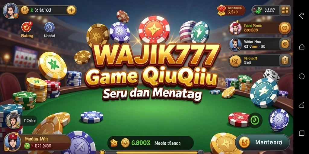 Tampilan gameplay QiuQiu yang seru dan menarik di WAJIK777.
